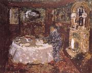 Edouard Vuillard Painter mother sitting at the table money Sweden oil painting artist